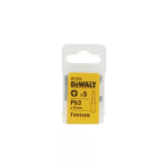 Vârf de bit DEWALT PH3 x 25 mm (5 buc)