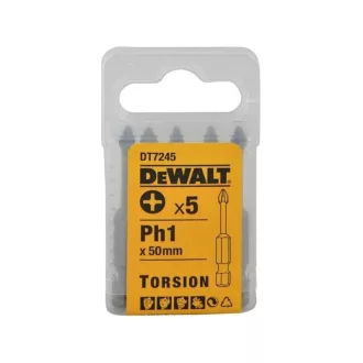 Vârf de bit DEWALT PH1 x 57 mm (5 buc)