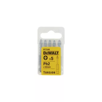 Vârf de bit DEWALT PH2 x 57 mm (5 buc)