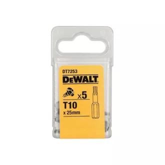 Vârf de bit DEWALT T10 x 25 mm (5 buc)