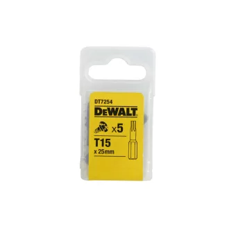 Vârf de bit DEWALT T15 x 25 mm (5 buc)