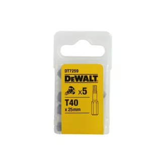 Vârf de gură DEWALT T40 x 25 mm (5 buc)