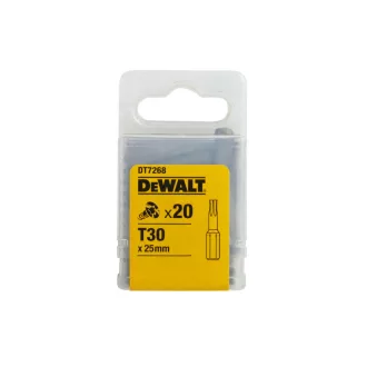 Vârf de bit DEWALT T30 x 25 mm (20 buc)