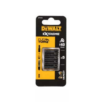 DEWALT Flex Torq Bit T40 x 25 mm (5 buc)