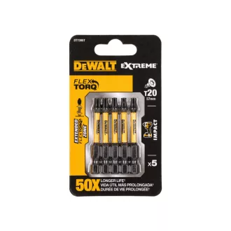 Vârf DEWALT Extreme Impact T20 x 57 mm (5 buc)