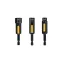 Set de șurubelnițe magnetice DEWALT Extreme 3 părți