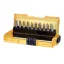 Set de biți DEWALT 11 piese (PZ, PH, Torx, suport)