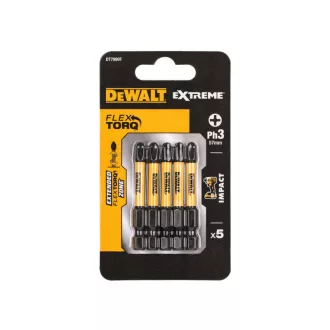 Vârf DEWALT Extreme Impact Bit PH3 x 57 mm (5 buc)