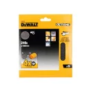 DEWALT EXTREME Plasă abrazivă cu velcro, lavabilă 150 mm / P240 (5 buc)