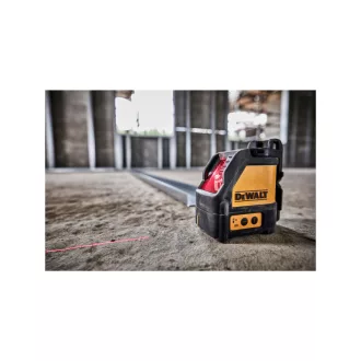 Laser cu linii încrucișate DEWALT 3 x AA (roșu) DW088K