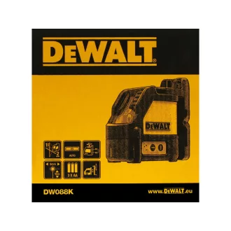 Laser cu linii încrucișate DEWALT 3 x AA (roșu) DW088K