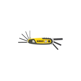Set chei hexagonale DEWALT 8 piese (1,5-2-2,5-3-4-5-6-8 mm)