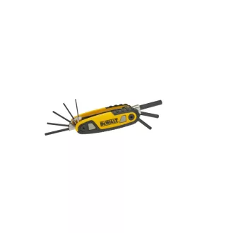 Set chei hexagonale DEWALT 8 piese (1,5-2-2,5-3-4-5-6-8 mm)