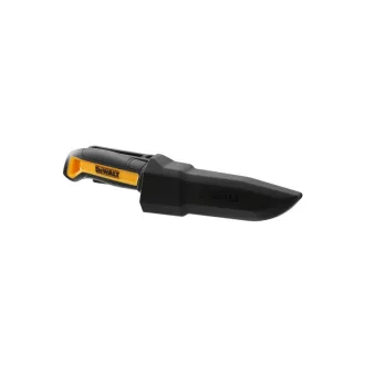 DEWALT Cuțit cu lamă fixă + suport