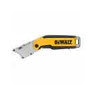 DEWALT Cuțit pliabil cu lamă trapezoidală cu portlamă