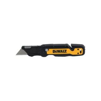 DEWALT Cuțit pliabil cu lamă trapezoidală cu portlamă