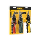 DEWALT Set foarfece de tăiat plăci 3 părți