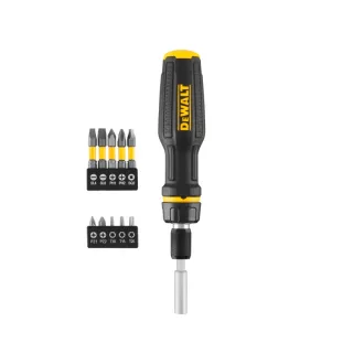 Șurubelniță cu clichet DEWALT cu set de biți
