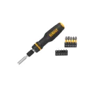 Șurubelniță cu clichet DEWALT cu set de biți