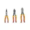 DEWALT Set de clești 3 piese izolați până la 1000 V (cu tratament termic cu laser)