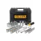 DEWALT Set chei tubulare 84 piese scurte/lungi, metrice/inchi 1/4" + 3/8"