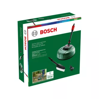  Cap de curățare terase BOSCH + perie de spălat + duză 90°