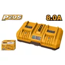 INGCO Încărcător dublu de baterii 8,0 A 20 V
