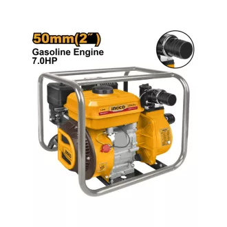   INGCO Pompa de apă pe benzină 2", 208 cm³, 7 CP, 33 m³/h