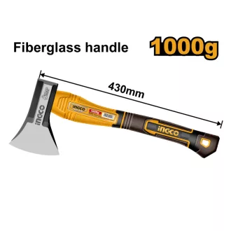 INGCO Topor 1000 g cu mâner din fibră de sticlă