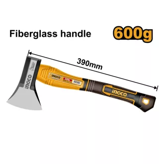 Topor INGCO 600 g cu mâner din fibră de sticlă