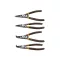 INGCO Set de clești pentru inele de siguranță, 4 piese de 180 mm