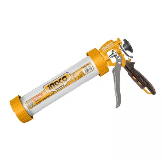   INGCO Pistol pentru cartuș de silicon 230 mm cu corp închis din alu