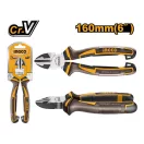 INGCO Clește cu tăiș lateral 160 mm CrV