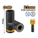 INGCO Cheie tubulară lungă 1/2" 21 mm CrMo