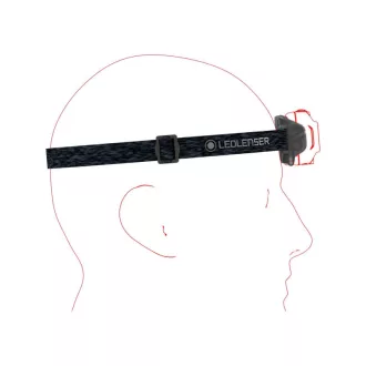   LEDLENSER Far frontal cu acumulator HF4R Core 500 lm / 130 m, Li-ion, negru