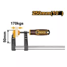 INGCO Clește cu șurub rapid 250 x 50 mm