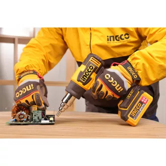   INGCO Pistol cu aer cald pe acumulator 580°C 20 V (fără acumulator și încărcător)