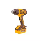 INGCO Pistol cu aer cald cu acumulator 580°C cu afișaj LCD 20 V (fără acumulator și încărcător)