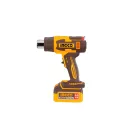 INGCO Pistol cu aer cald cu acumulator 580°C cu afișaj LCD 20 V (fără acumulator și încărcător)