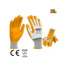 INGCO Mănuși de lucru XL cu acoperire de nitril