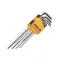 INGCO Set chei hexagonale 9 bucăți 1,5-10 mm S2