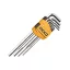 INGCO Set chei hexagonale 9 bucăți 1,5-10 mm S2