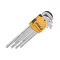 INGCO Set de chei torx lungi, 9 piese T10-T50 S2