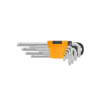 INGCO Set de chei torx lungi, 9 piese T10-T50 S2