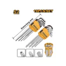 INGCO Set chei torx și imbus lungi, 18 piese