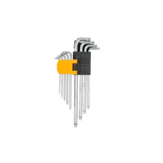 INGCO Set chei torx și imbus lungi, 18 piese