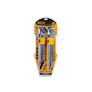 INGCO Set chei torx și imbus lungi, 18 piese