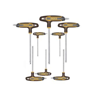 INGCO Set chei Torx T, 8 piese S2