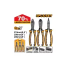 INGCO Set de clești cu angrenaj 3 piese CrV