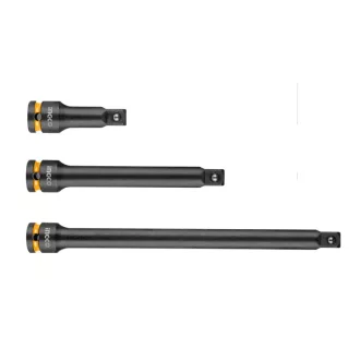   INGCO Set prelungitoare pentru cheie cu clichet 1/2" 75, 150, 250 mm (3 buc)